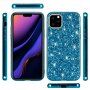 Zaštitna maska sa šljokicama za iPhone 11 - crni