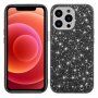 Zaštitna maska sa šljokicama za iPhone 13 mini - crni