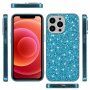 Zaštitna maska sa šljokicama za iPhone 13 mini - crni