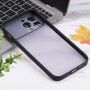 Poluprozirna maskica s kliznim poklopcem leće kamere za iPhone 13 Pro - crni