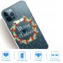 Transparentna maskica od meke plastike za iPhone 13 Pro - božićni vijenac
