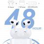 Wiwu bežične bluetooth slušalice sa MagSafe futrolom za punjenje za Apple uređaj - bijela