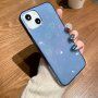 Prozirna maska sa promjenljivim srcima za iPhone 11 Pro - plavi