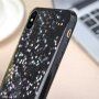Zaštitna mekana maska sa zvjezdicama za iPhone X / XS - crni
