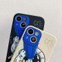 Maska od mekane plastike astronaut u svemiru za iPhone 13 Pro Max - crni