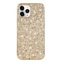 Zaštitna maska sa šljokicama za iPhone 12 mini - zlatni