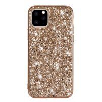 Zaštitna maska sa šljokicama za iPhone 11 Pro Max - zlatni