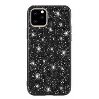 Zaštitna maska sa šljokicama za iPhone 11 Pro - crni