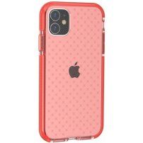 Zaštitna prozirna maska sa uzorkom križeva za iPhone 11 - narančasti