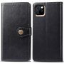Retro novčanik etui od umjetne kože za iPhone 11 Pro - crna