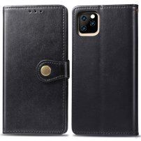 Retro novčanik etui od umjetne kože za iPhone 11 Pro - crna