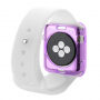 HAWEEL tanka prozirna futrola/maskica Apple Watch 38mm - ljubičasti