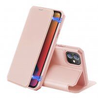 Dux Ducis futrola novčanik za iPhone 12 mini - ružičasto