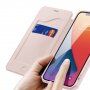 Dux Ducis futrola novčanik za iPhone 12 mini - ružičasto