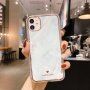 Mramorna maskica otporna na udarce za iPhone 11 Pro Max - svijetloplav