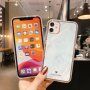 Mramorna maskica otporna na udarce za iPhone 11 Pro Max - svijetloplav