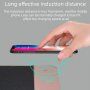 Podloga za miš s Qi bežičnim punjenjem za iPhone - crna