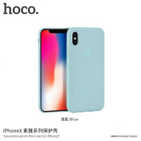 HOCO zaštitna plastična maskica za Apple iPhone XS / iPhone X - plava