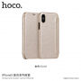 HOCO flip futrola za Apple iPhone XS / iPhone X - zlatna