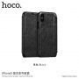 HOCO flip futrola za Apple iPhone XS / iPhone X - crna