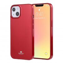 Goospery blještava maskica od meke plastike za iPhone 13 - crveni