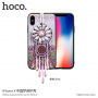 HOCO zaštitna maskica s koraljima za Apple iPhone XS / iPhone X - ružičasta
