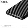 HOCO maskica s teksturom ugljena za Apple iPhone XS / iPhone X - crna
