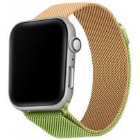 Metalni remen milanska cesta za Apple Watch 42mm / 41mm / 40mm / 38mm - zelenozlatni