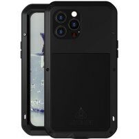 Love Mei extra izdržljiva futrola otporna na udarce, vodu i prašinu za iPhone 13 Pro Max - crno
