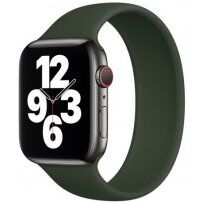 Silikonski remen za navući za Apple Watch Ultra 49mm / 46mm / 45mm / 44mm / 42mm - L - maslinast
