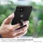 HOCO maskica s tekstilnim držačem za Apple iPhone 7 / 9 - crna