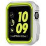 Zaštitna silikonska futrola za Apple Watch 38mm - bijela - zelena