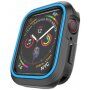 Silikonska maskica za Apple Watch 40mm - crna - plava