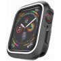 Silikonska maskica za Apple Watch 40mm - crna - bijela