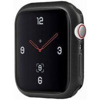 Uniq Glase Slim futrola od meke plastike za Apple Watch 40mm - mat crna