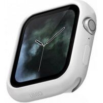 Uniq Lino silikonska futrola za Apple Watch 44mm - bijelo
