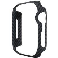 Pitaka Air kućište s uzorkom od karbonskih vlakana za Apple Watch 44mm - crno-sivo