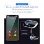 Bluetooth FM transmitter za automobil s dva USB priključka za punjenje i šarenim pozadinskim osvjetlenjem - crni