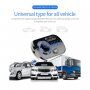 Bluetooth FM transmitter za automobil s dva USB priključka za punjenje i šarenim pozadinskim osvjetlenjem - crni