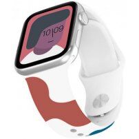 Silikonski remen s apstraktnim uzorkom za Apple Watch Ultra 49mm / 46mm / 45mm / 44mm / 42mm - crveno plavi