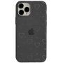 Prozirna maska sa promjenljivim srcima za iPhone 13 Pro Max - crni
