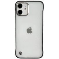 Zaštitna mat prozirna maska za iPhone 11 - srebrni