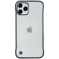 Zaštitna mat prozirna maska za iPhone 11 Pro - plavi