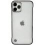 Zaštitna mat prozirna maska za iPhone 12 Pro - srebrni