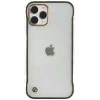 Zaštitna mat prozirna maska za iPhone 12 Pro Max - zlatni