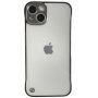 Zaštitna mat prozirna maska za iPhone 13 - srebrni