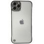 Zaštitna mat prozirna maska za iPhone 13 Pro Max - srebrni