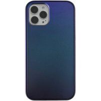 Zaštitna smrznuto sjajna maska za iPhone 13 Pro Max - plavi