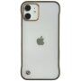 Zaštitna mat prozirna maska za iPhone 12 mini - zlatni
