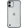 Zaštitna mat prozirna maska za iPhone 12 mini - plavi